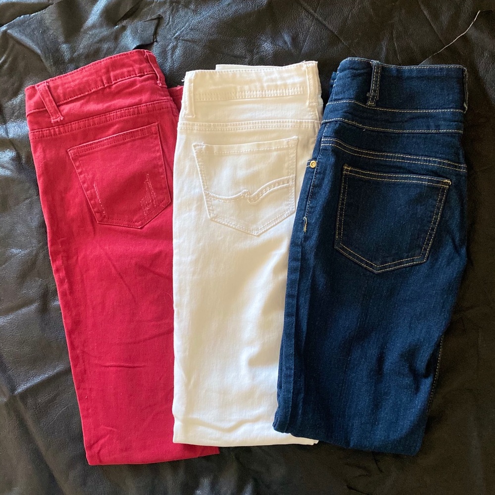3 pairs of jean pants